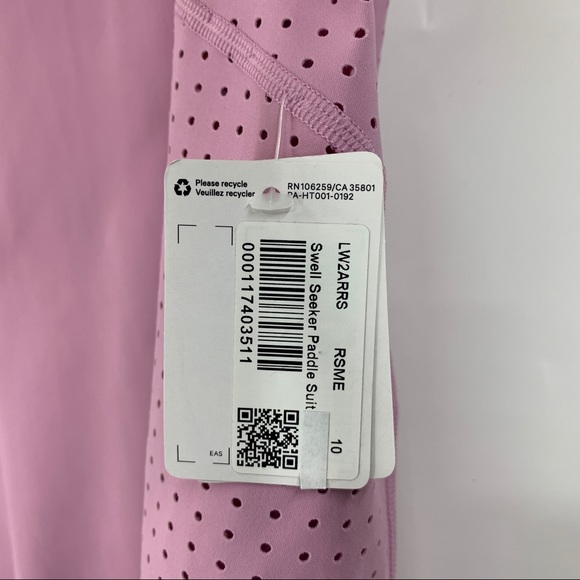 NWT Lululemon 10 Swell Seeker Paddle Suit Rose - Picture 11 of 11